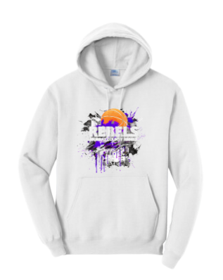 MCC 2023 Basketball : Port & Company® Core Fleece Pullover Hooded Sweatshirt (BB Splotch)