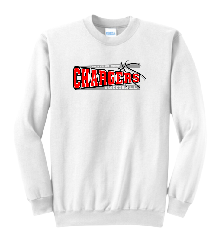WWG Basketball 2023 : Port & Company® Core Fleece Crewneck Sweatshirt