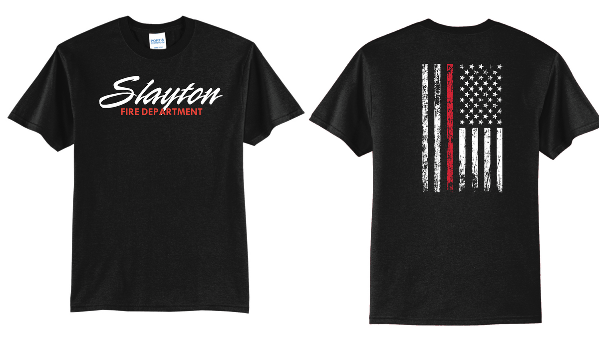 Slayton Fire Department Flag TShirt