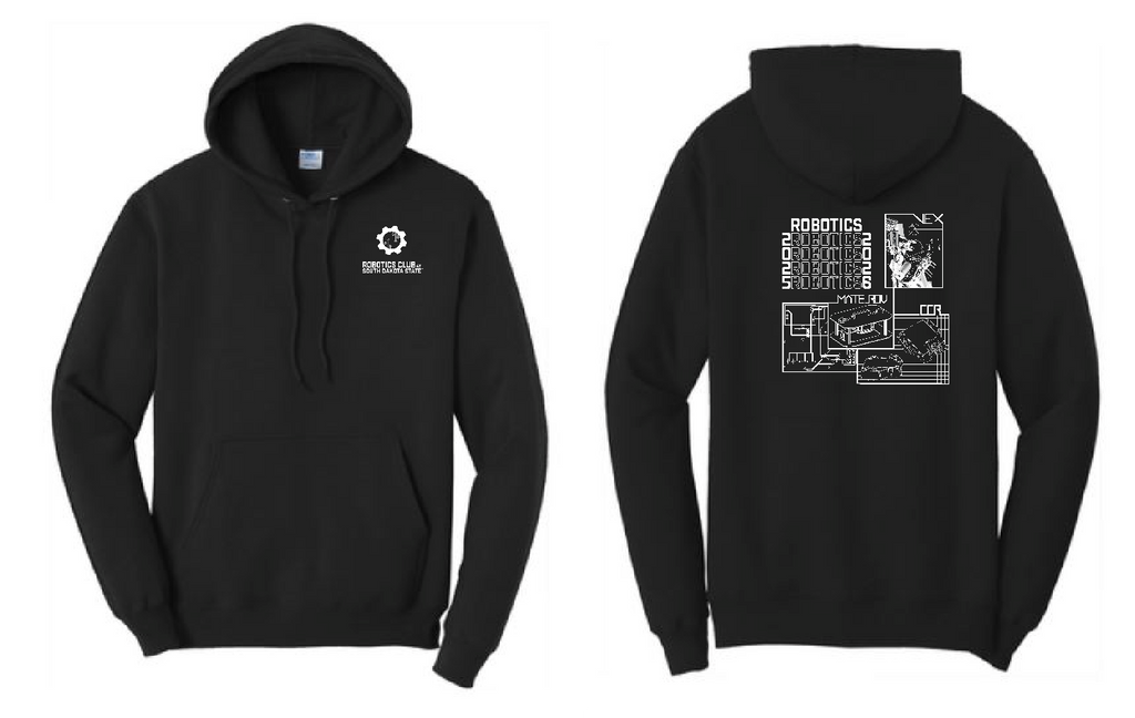 SD State Robotics Club - Port & Company® Core Fleece Pullover Hooded Sweatshirt