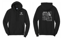 Load image into Gallery viewer, SD State Robotics Club - Port &amp; Company® Core Fleece Pullover Hooded Sweatshirt