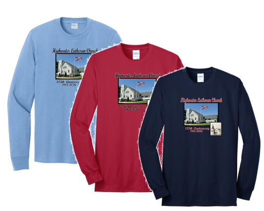 Highwater Lutheran Church 125th  Anniversary Long Sleeve T-shirt