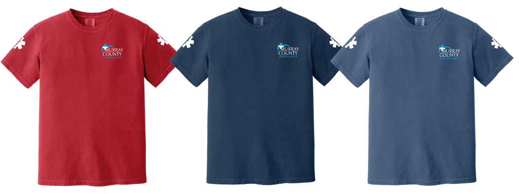 Murray County Ambulance - Printed Comfort Colors® Heavyweight Ring Spun Tee