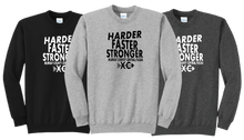 Load image into Gallery viewer, MCC/F CROSS COUNTRY Harder Faster Crewneck Sweatshirt