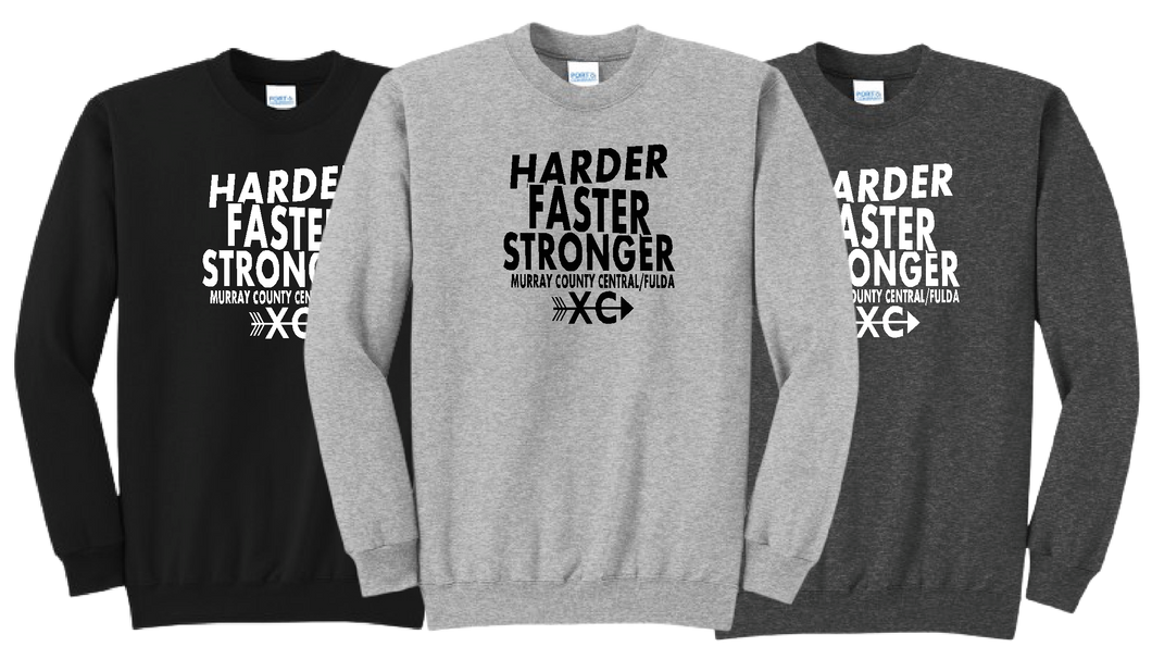 MCC/F CROSS COUNTRY Harder Faster Crewneck Sweatshirt