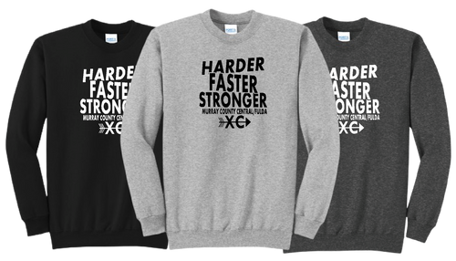 MCC/F CROSS COUNTRY Harder Faster Crewneck Sweatshirt