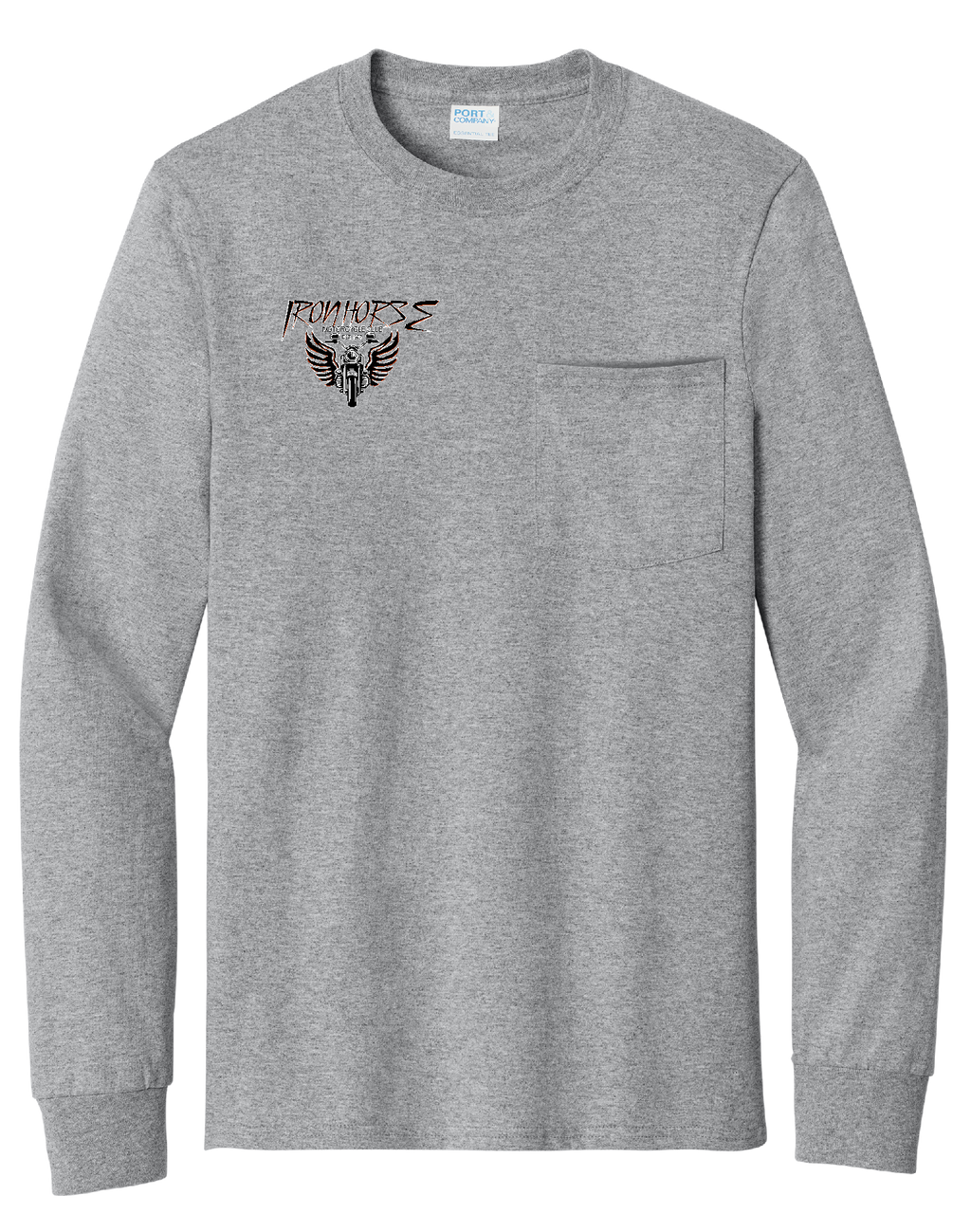 IHMC-Port & Company® Long Sleeve Pocketed Tee