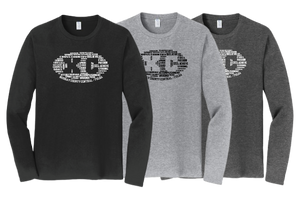 MCC/F CROSS COUNTRY Cross Word Long Sleeve Tshirt