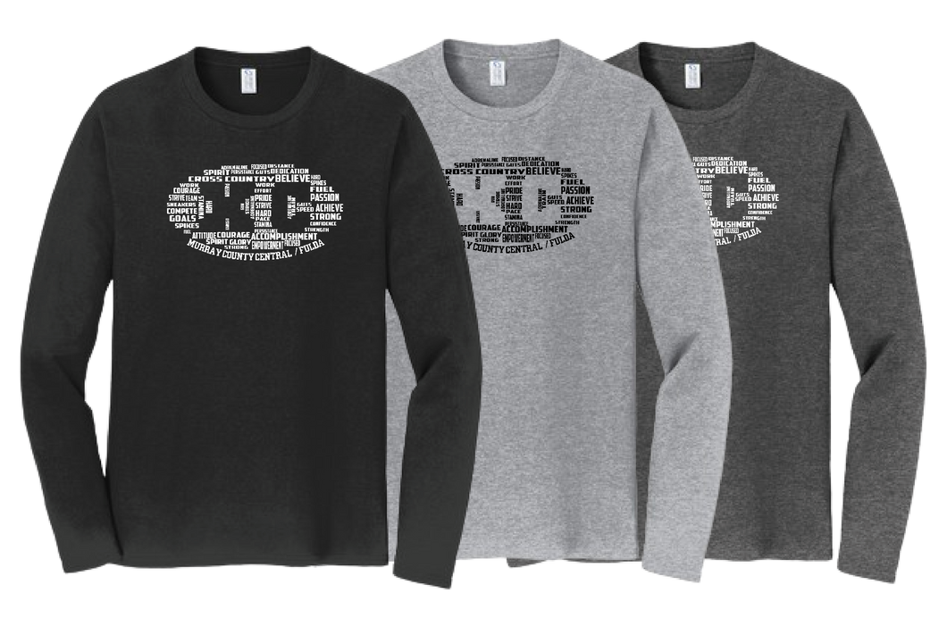 MCC/F CROSS COUNTRY Cross Word Long Sleeve Tshirt