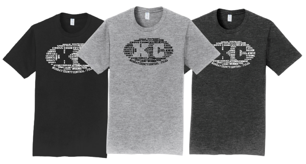 MCC/F CROSS COUNTRY Cross Word Tshirt