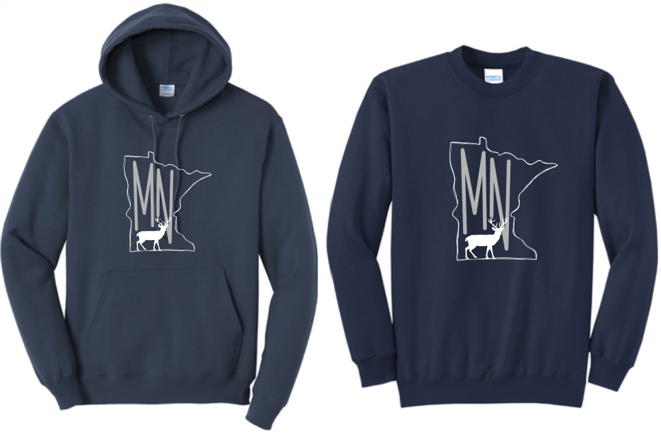 Minnesotafied - Port & Company® Fan Favorite™ Fleece Crewneck Sweatshirt
