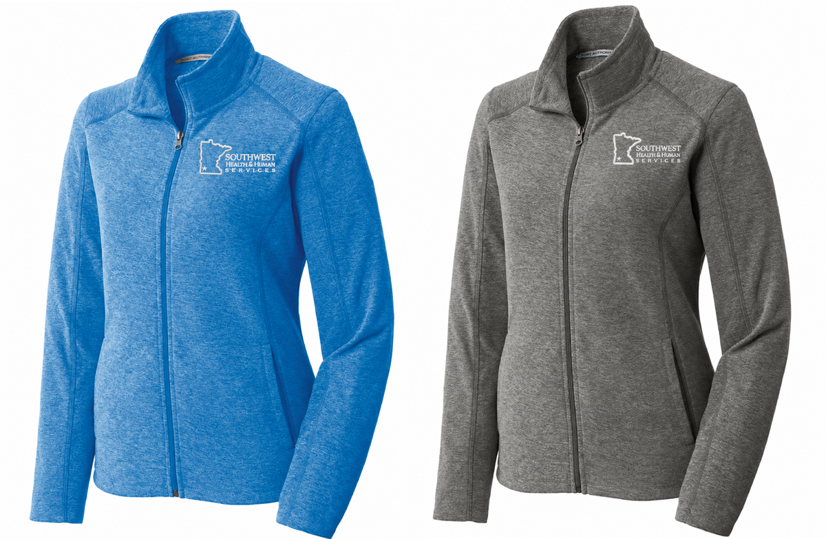 Southwest Health & Human Services Port Authority® Women's Heather Microfleece Full-Zip Jacket