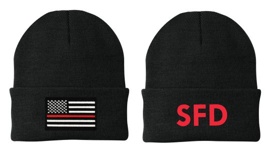 Slayton Fire Department Port Authority® Knit Cap - Black