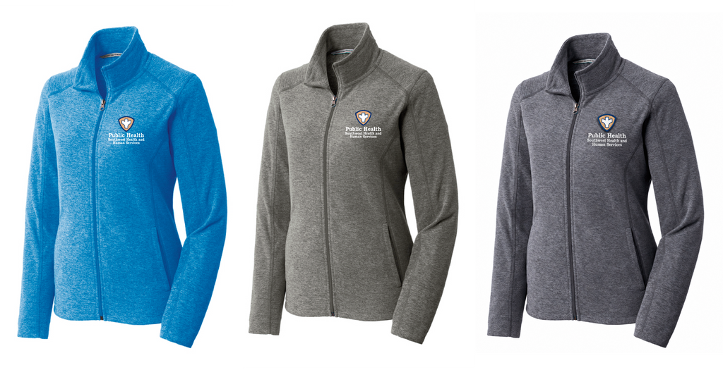 Southwest Health & Human Services Public Health Port Authority® Women's Heather Microfleece Full-Zip Jacket