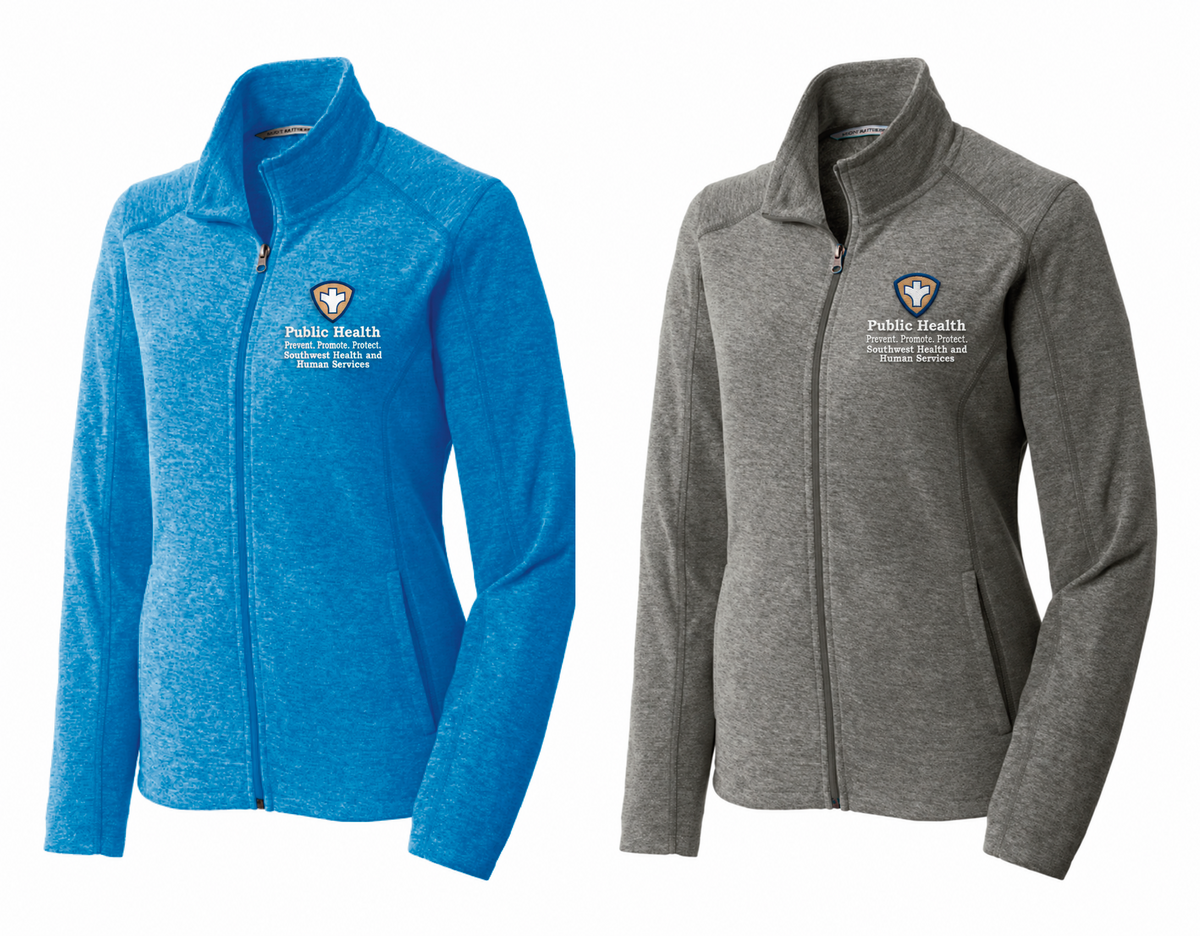 Southwest Health & Human Services Public Health Port Authority® Women's Heather Microfleece Full-Zip Jacket