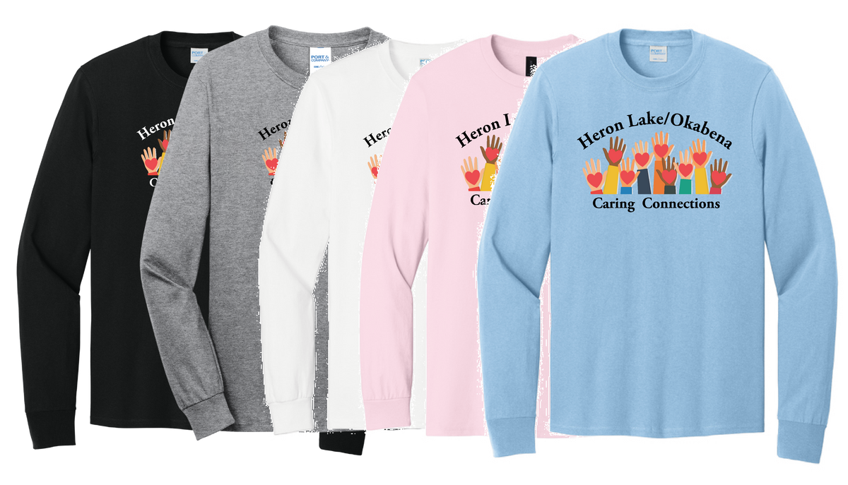 Heron Lake/Okabena Caring Connections Long Sleeve Tshirt