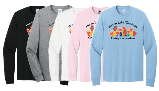 Heron Lake/Okabena Caring Connections Long Sleeve Tshirt