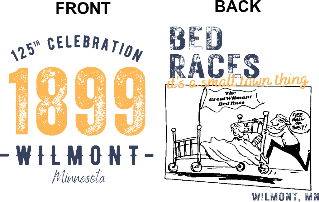 Wilmont 1899 125th Celebration BEDRACE Sweatshirt