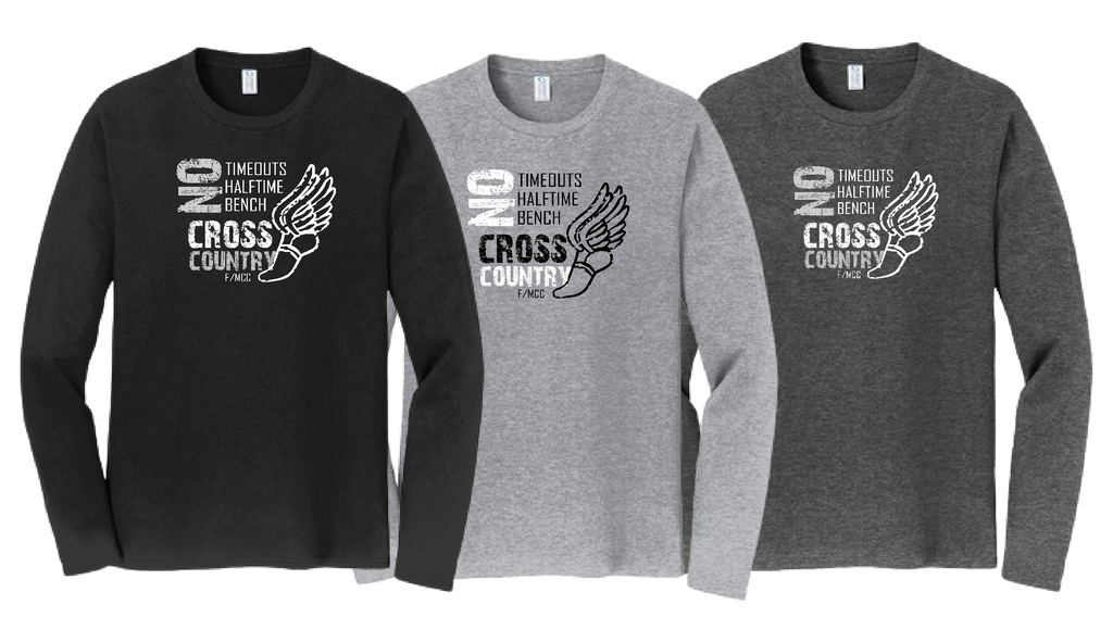 MCC/F CROSS COUNTRY NO TIMEOUTS Long Sleeve Tshirt