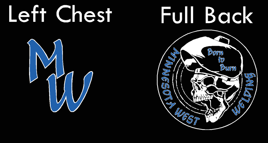 Minnesota West Welding Skull Port & Co Core Blend Tshirt