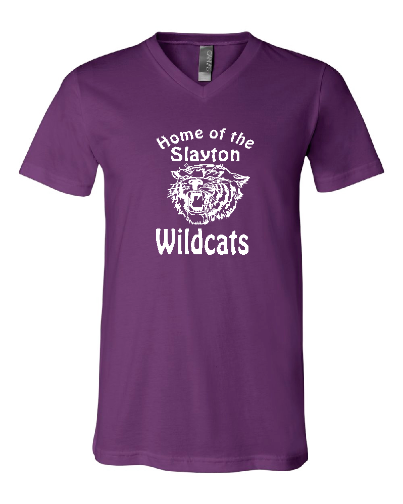 Slayton SHS Wildcats  Bella Vneck Shirt