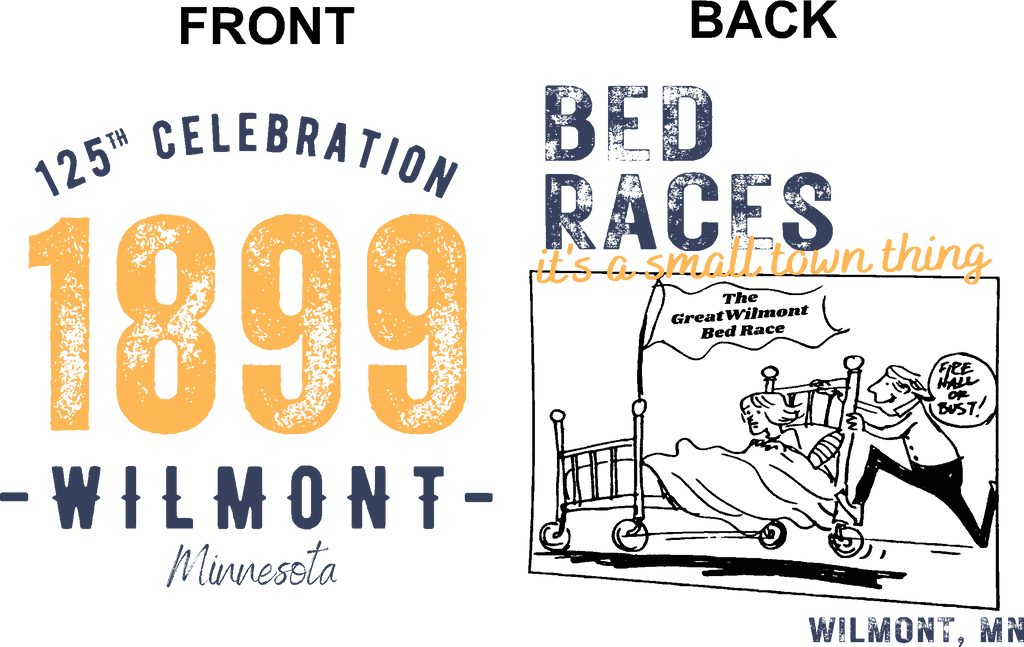Wilmont 1899 125th Celebration BEDRACE Sweatshirt