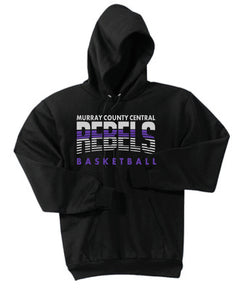 MCC Rebels Basketball Essential Fleece Pullover Hooded Sweatshirt