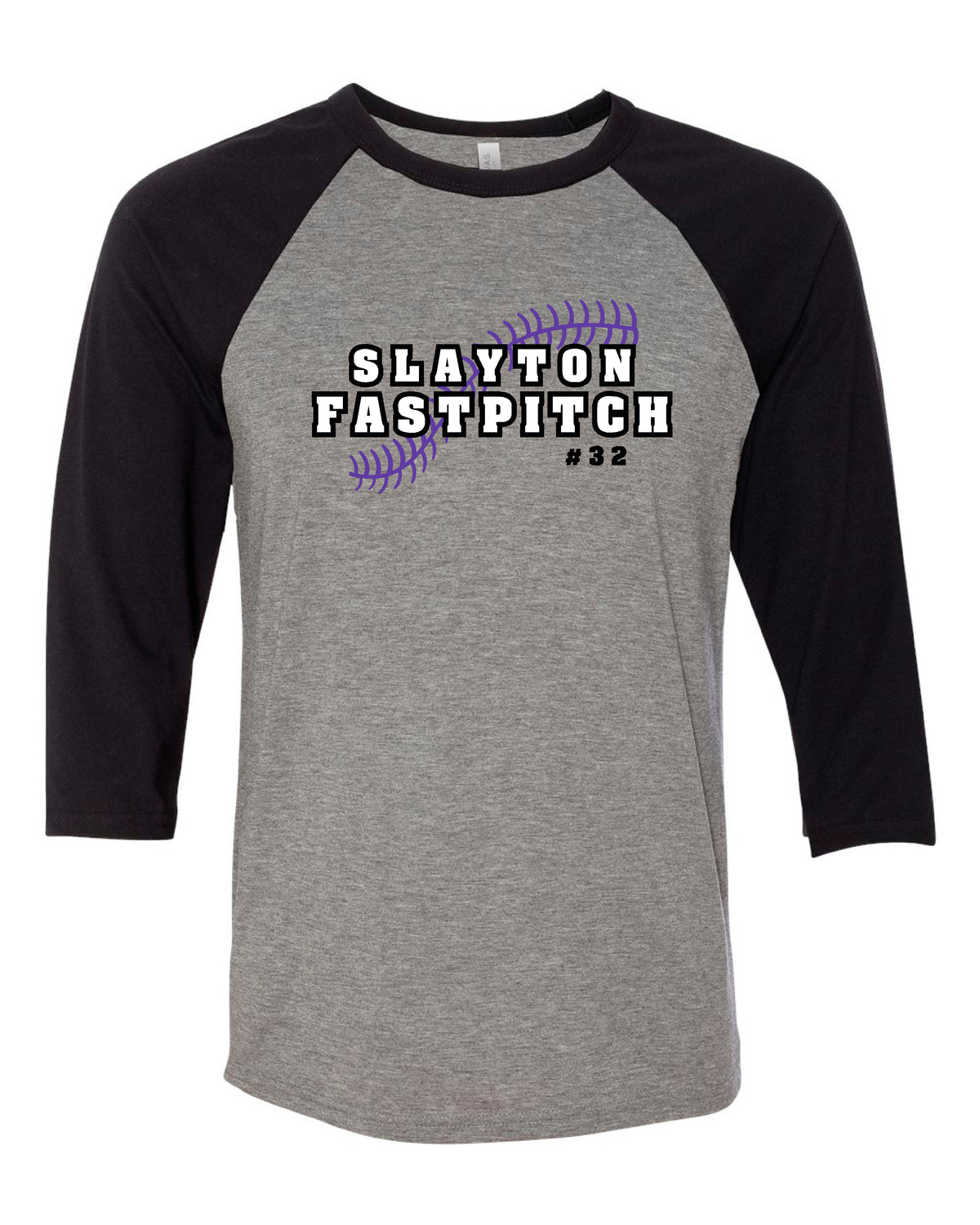 Slayton Fastpitch Softball Bella Raglan 3/4 Sleeve