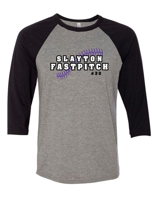 Slayton Fastpitch Softball Bella Raglan 3/4 Sleeve