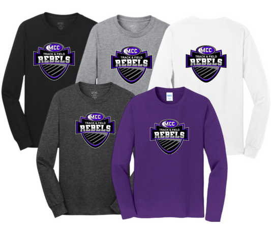 MCC 2023 Track & Field : Port & Company® Long Sleeve Core Cotton Tee