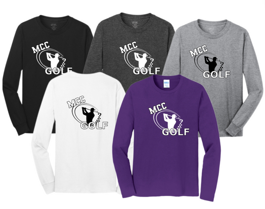 MCC 2023 Golf : Port & Company® Long Sleeve Core Cotton Tee