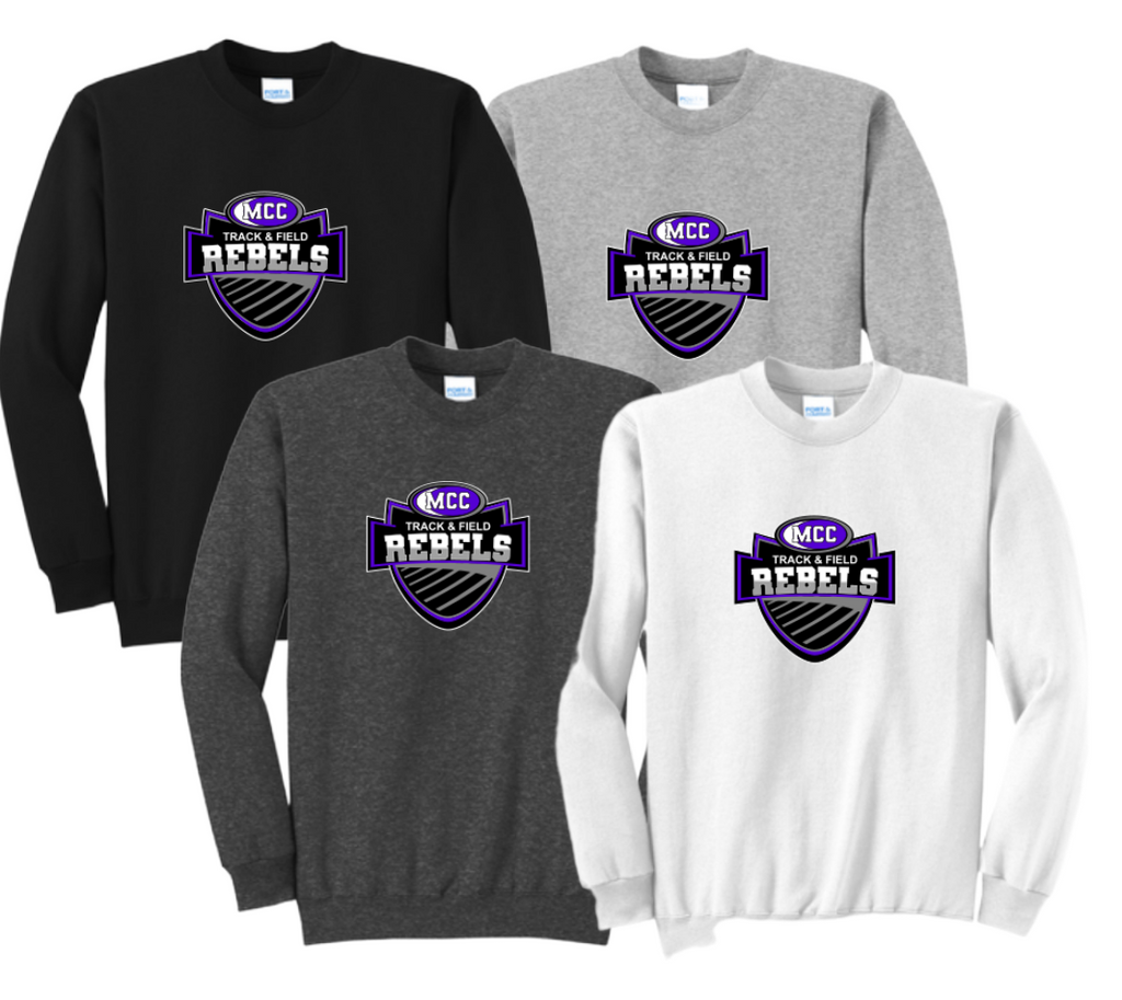 MCC 2023 Track & Field : Port & Company® Core Fleece Crewneck Sweatshirt