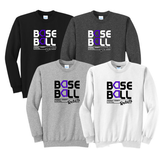 MCC 2023 Baseball : Port & Company® Core Fleece Crewneck Sweatshirt