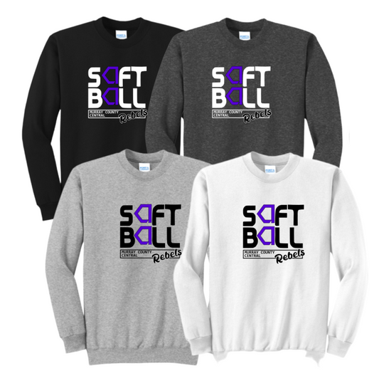 MCC 2023 Softball : Port & Company® Core Fleece Crewneck Sweatshirt