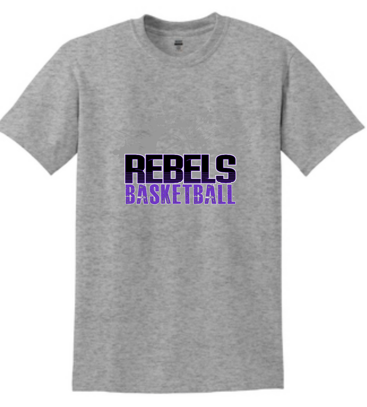 MCC Rebels Basketball 2022 : Gildan T-Shirt - Unisex Grey