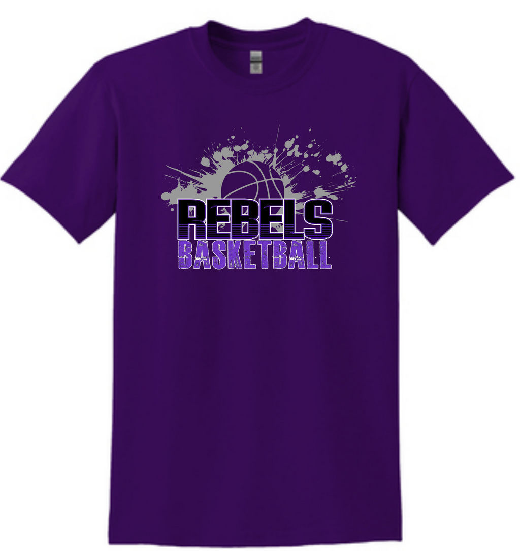 MCC Rebels Basketball 2022 : Gildan T-Shirt - Unisex Purple