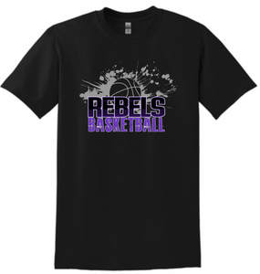 MCC Rebels Basketball 2022 : Gildan T-Shirt - Unisex Black