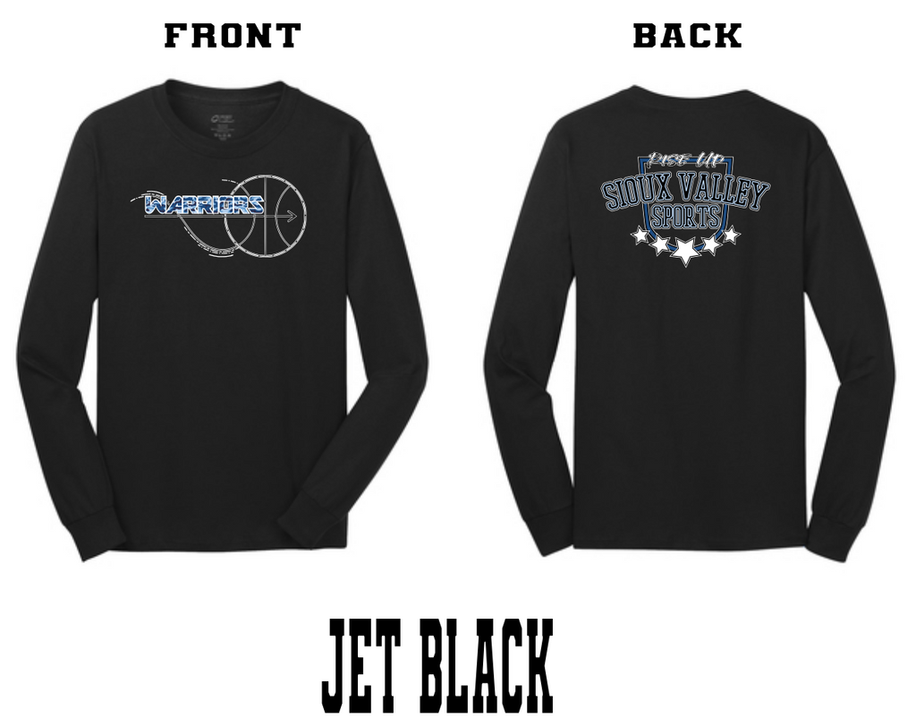 SVS Warriors Basketball : Port & Company® Long Sleeve Core Cotton Tee
