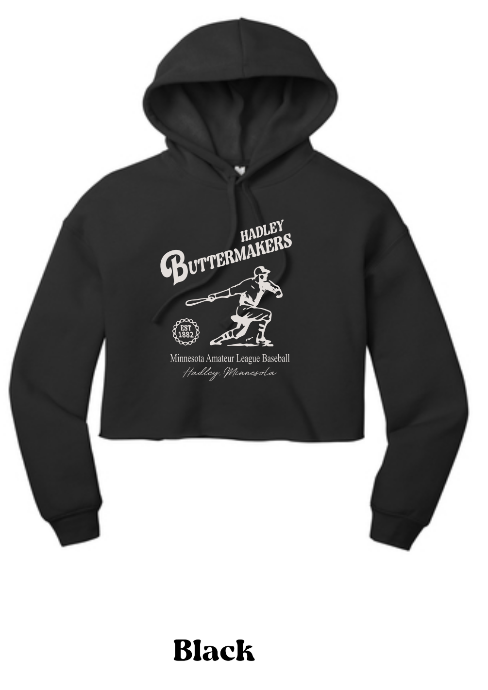 Hadley Buttermakers 2023: BELLA+CANVAS ® Women’s Sponge Fleece Cropped Fleece Hoodie
