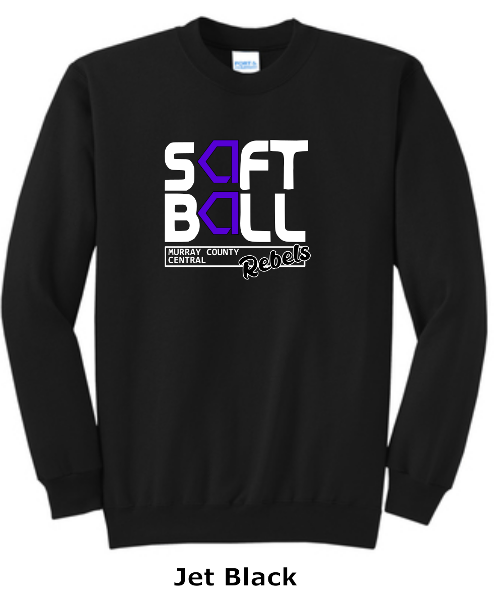 MCC 2023 Softball : Port & Company® Core Fleece Crewneck Sweatshirt