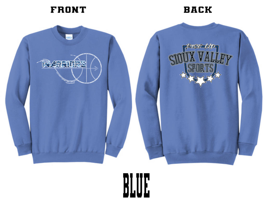 SVS Warrior Baseball : Port & Company® Core Fleece Crewneck Sweatshirt