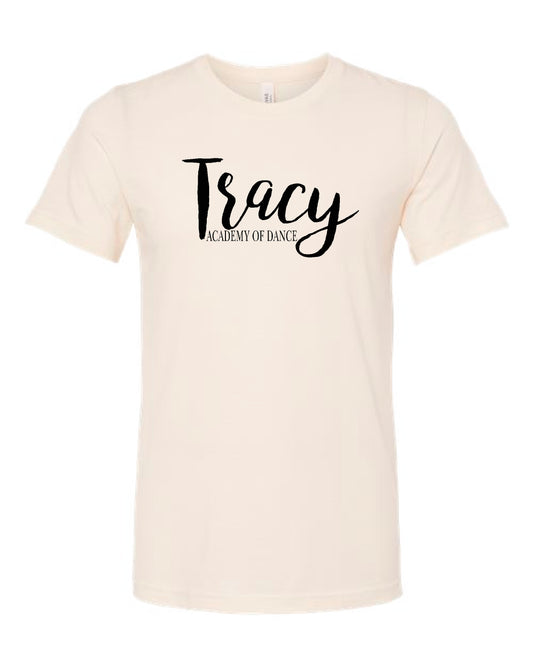 Tracy Academy of Dance Bella Canvas Tshirt - Natural