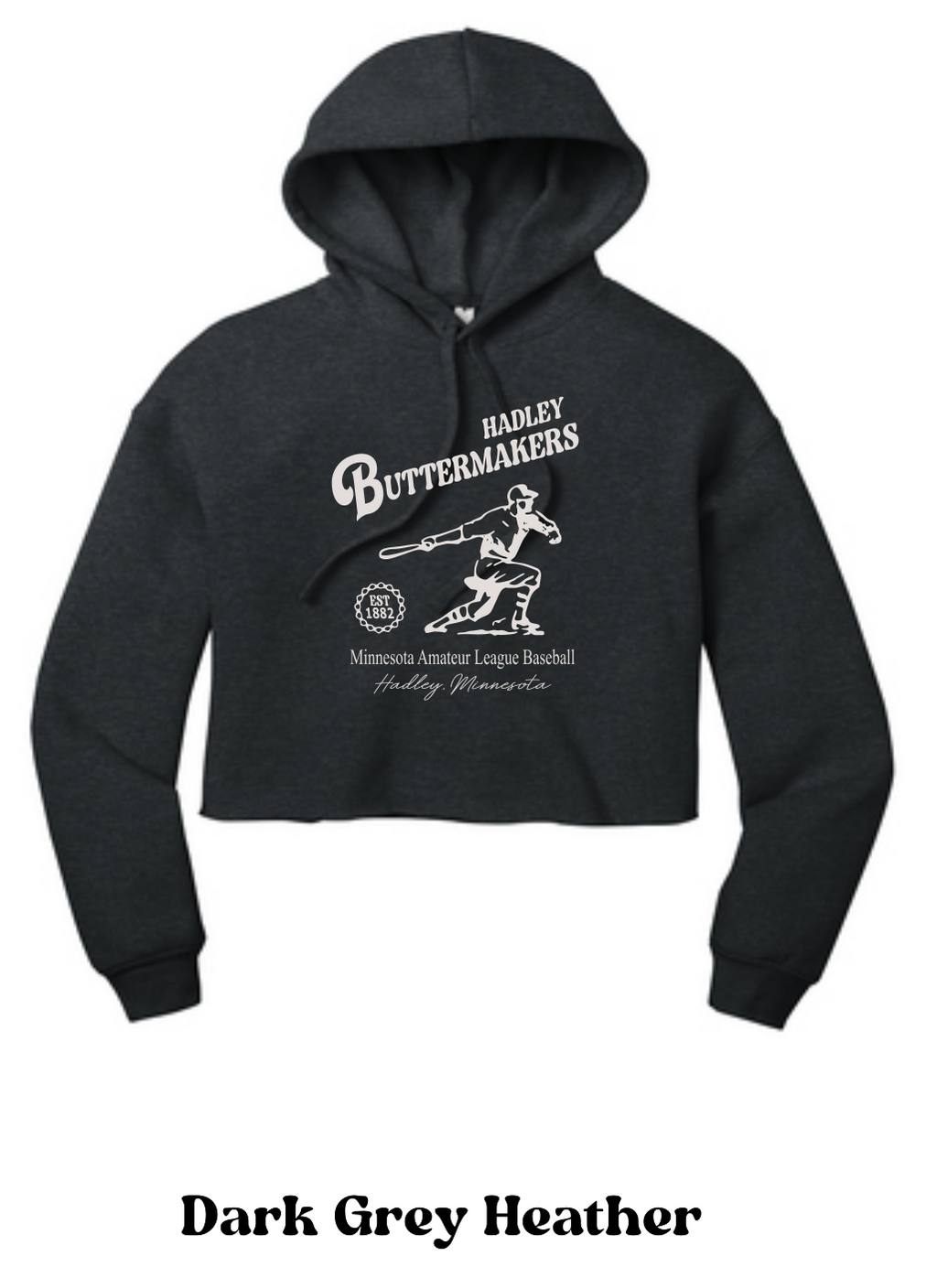 Hadley Buttermakers 2023: BELLA+CANVAS ® Women’s Sponge Fleece Cropped Fleece Hoodie