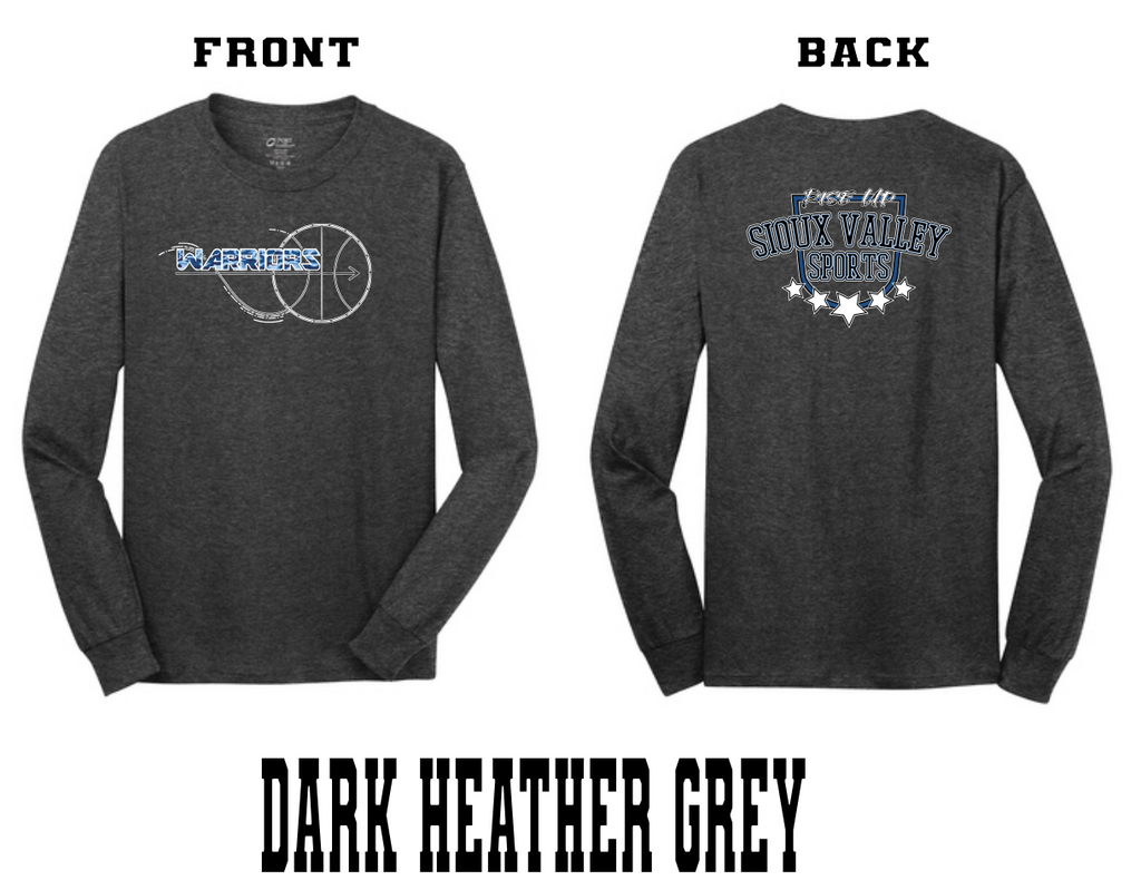 SVS Warriors Basketball : Port & Company® Long Sleeve Core Cotton Tee