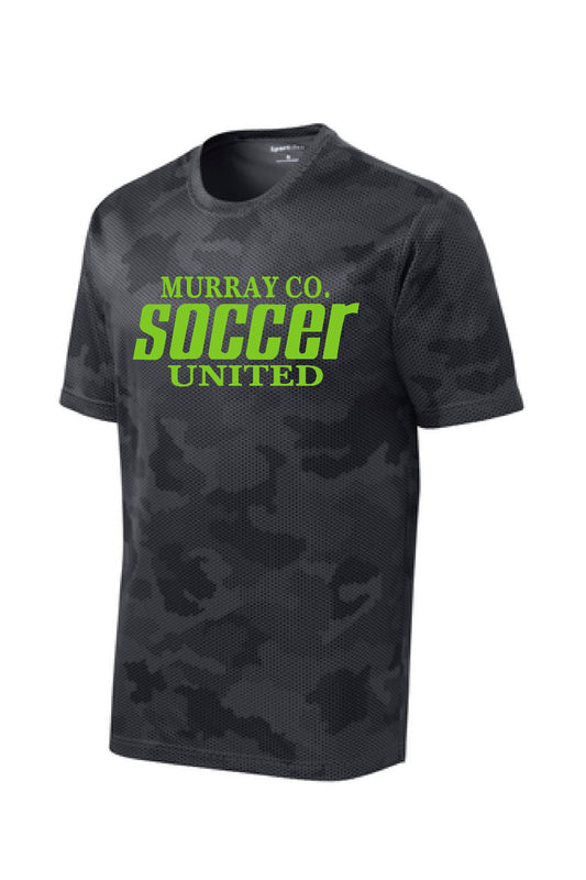 MURRAY COUNTY SOCCER UNITED GREY IRON  HEX TEE