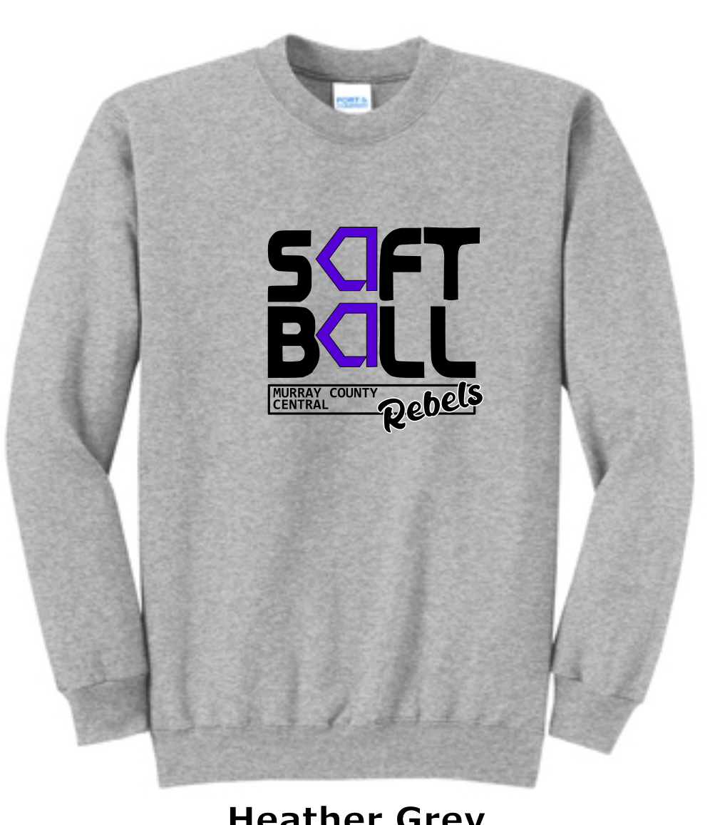 MCC 2023 Softball : Port & Company® Core Fleece Crewneck Sweatshirt