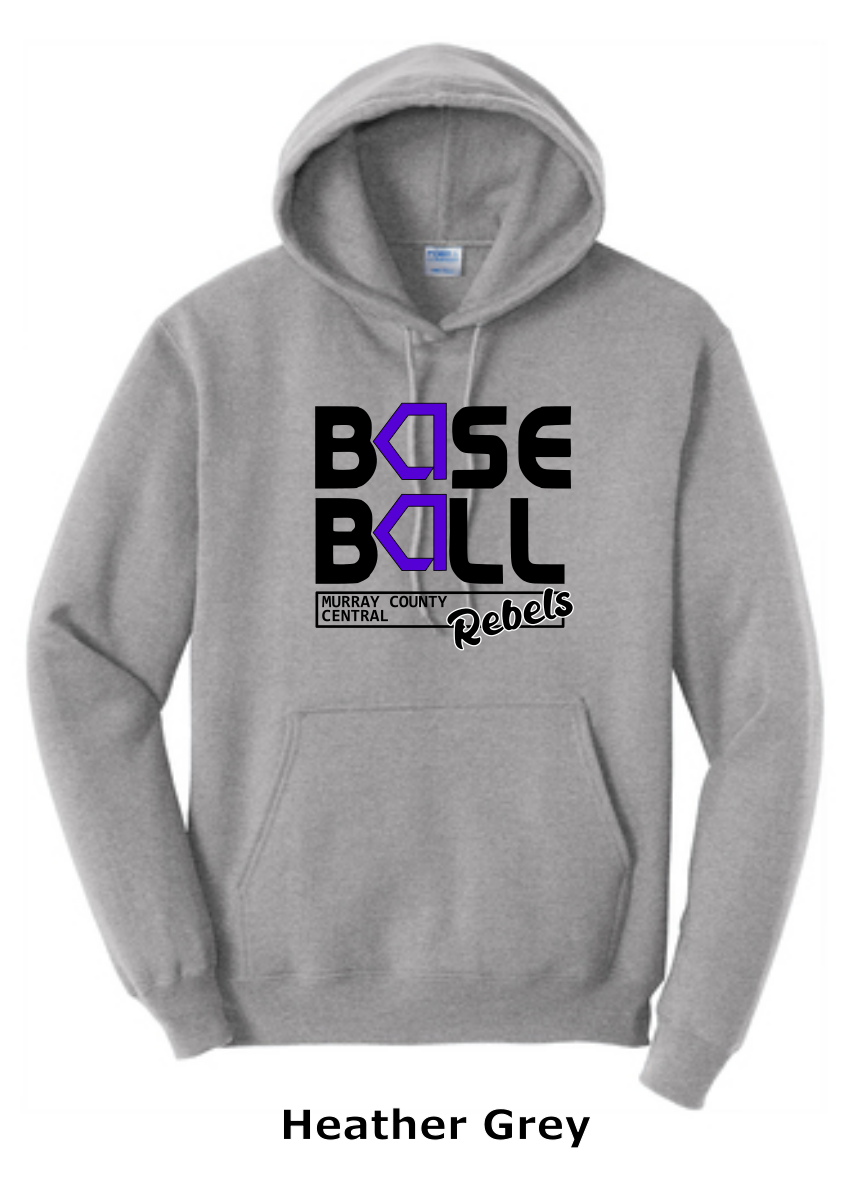 MCC 2023 Baseball : Port & Company® Core Fleece Pullover Hooded Sweatshirt