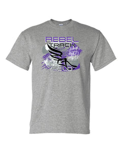 MCC Rebels Track & Field Gildan Tshirt - Grey