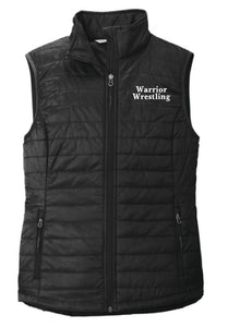 Warrior Wrestling Port Authority® Ladies Packable Puffy Vest