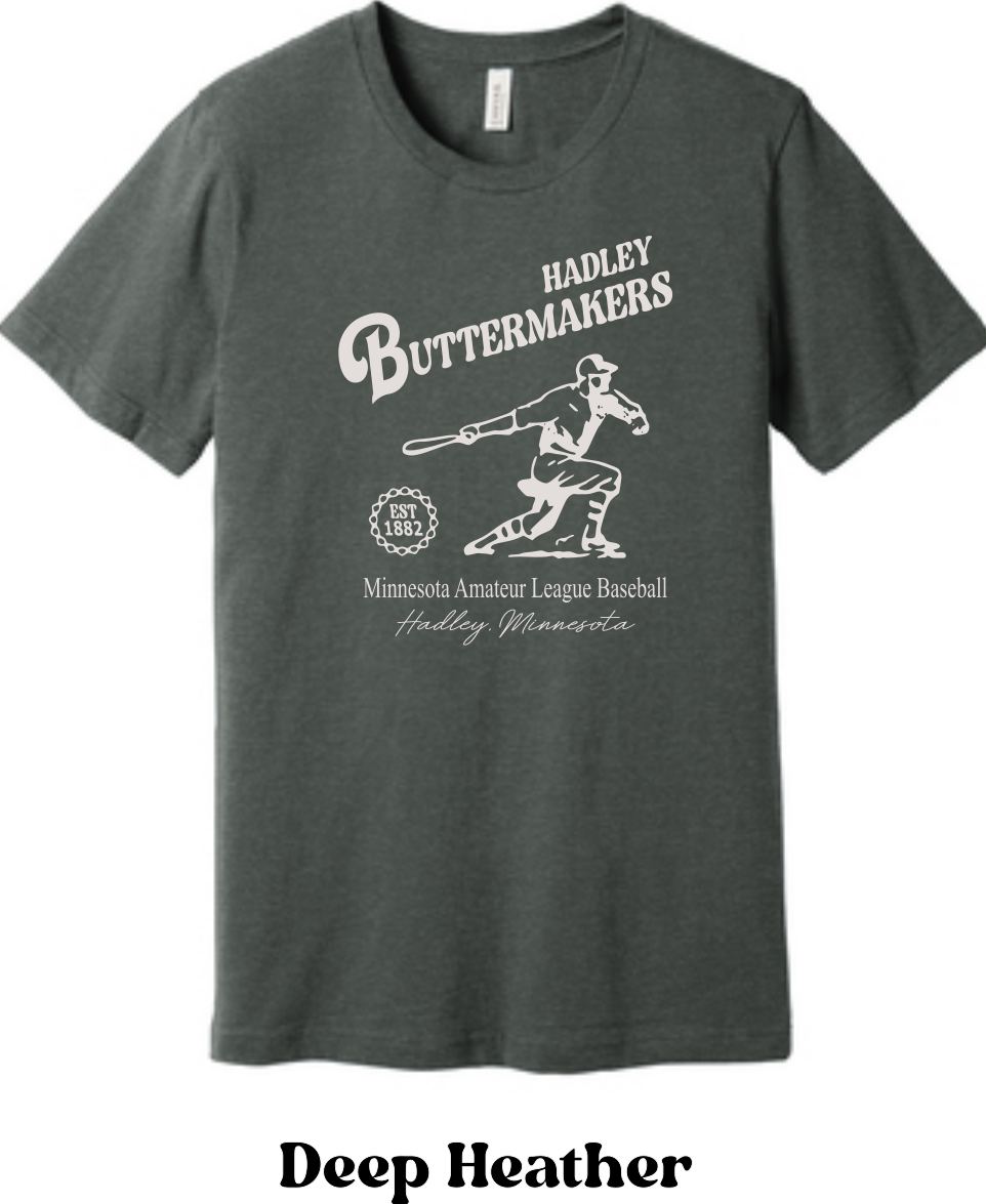 Hadley Buttermakers 2023: BELLA+CANVAS ® Unisex Heather CVC Short Sleeve Tee